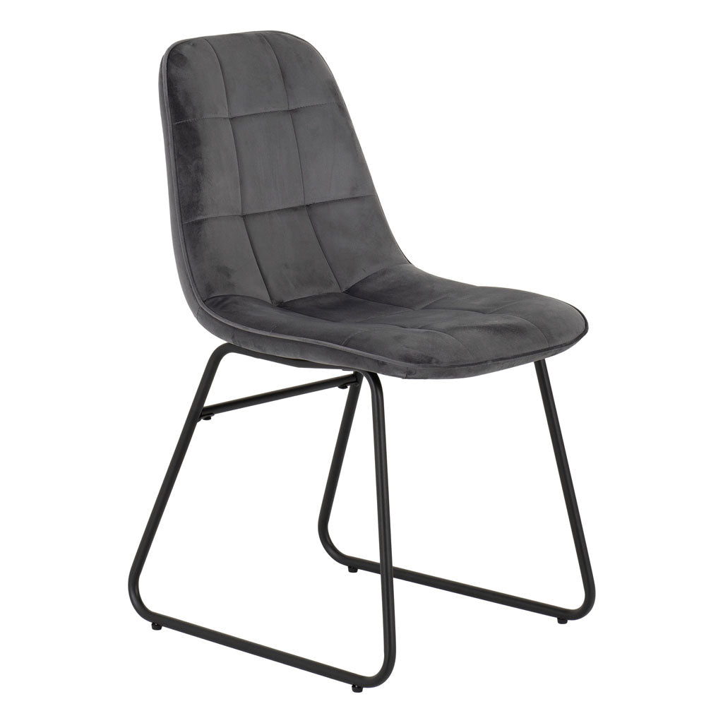 Velvet Dining Chairs in Set Of 2 - Lukas