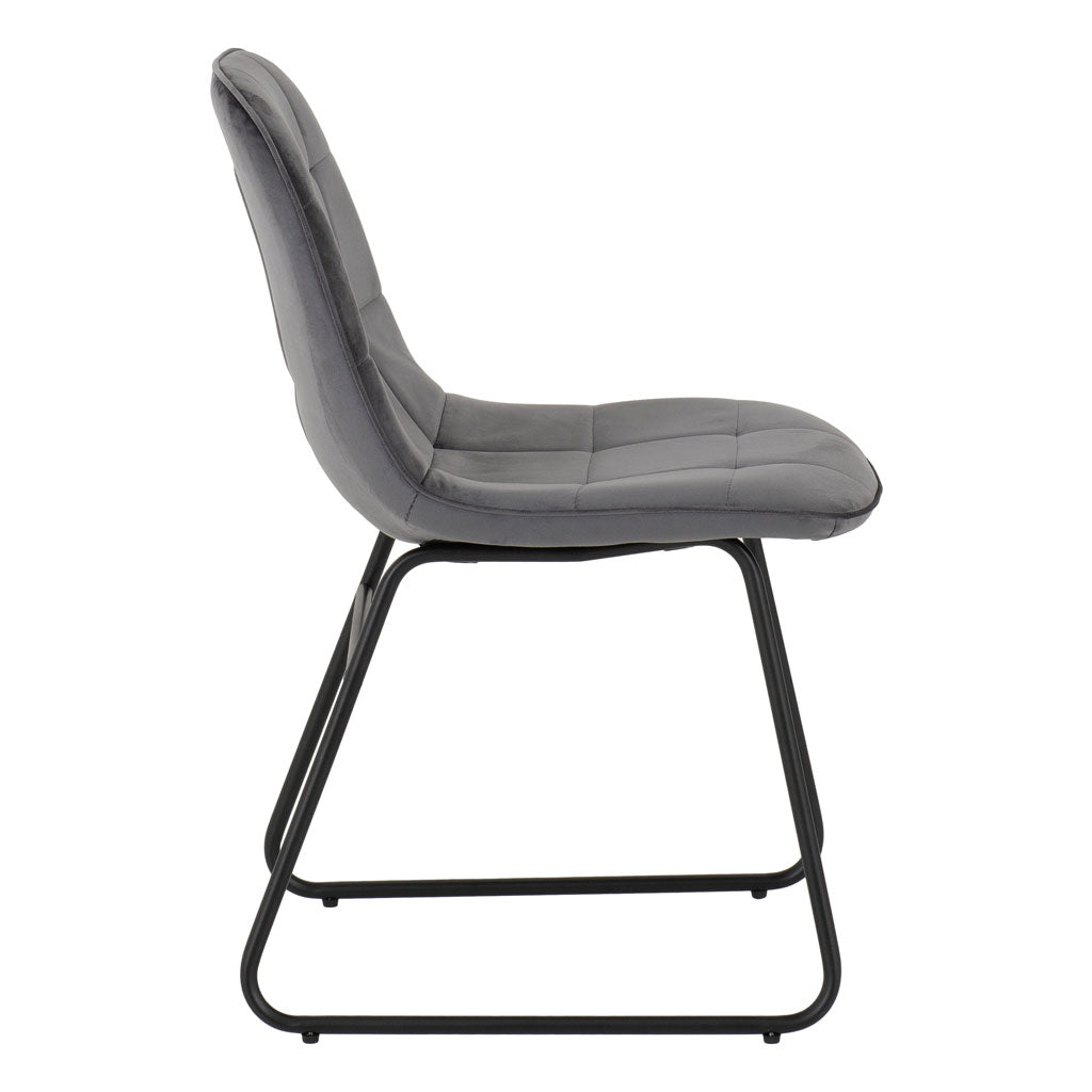 Velvet Dining Chairs in Set Of 2 - Lukas