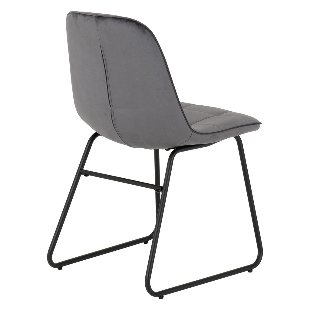 Velvet Dining Chairs in Set Of 2 - Lukas