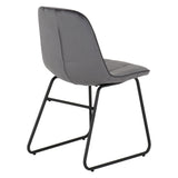 Velvet Dining Chairs in Set Of 2 - Lukas