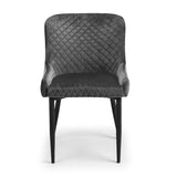 Velvet Dining Chairs in Set Of 2 - Luxe