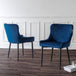 Velvet Dining Chairs in Set Of 2 - Luxe