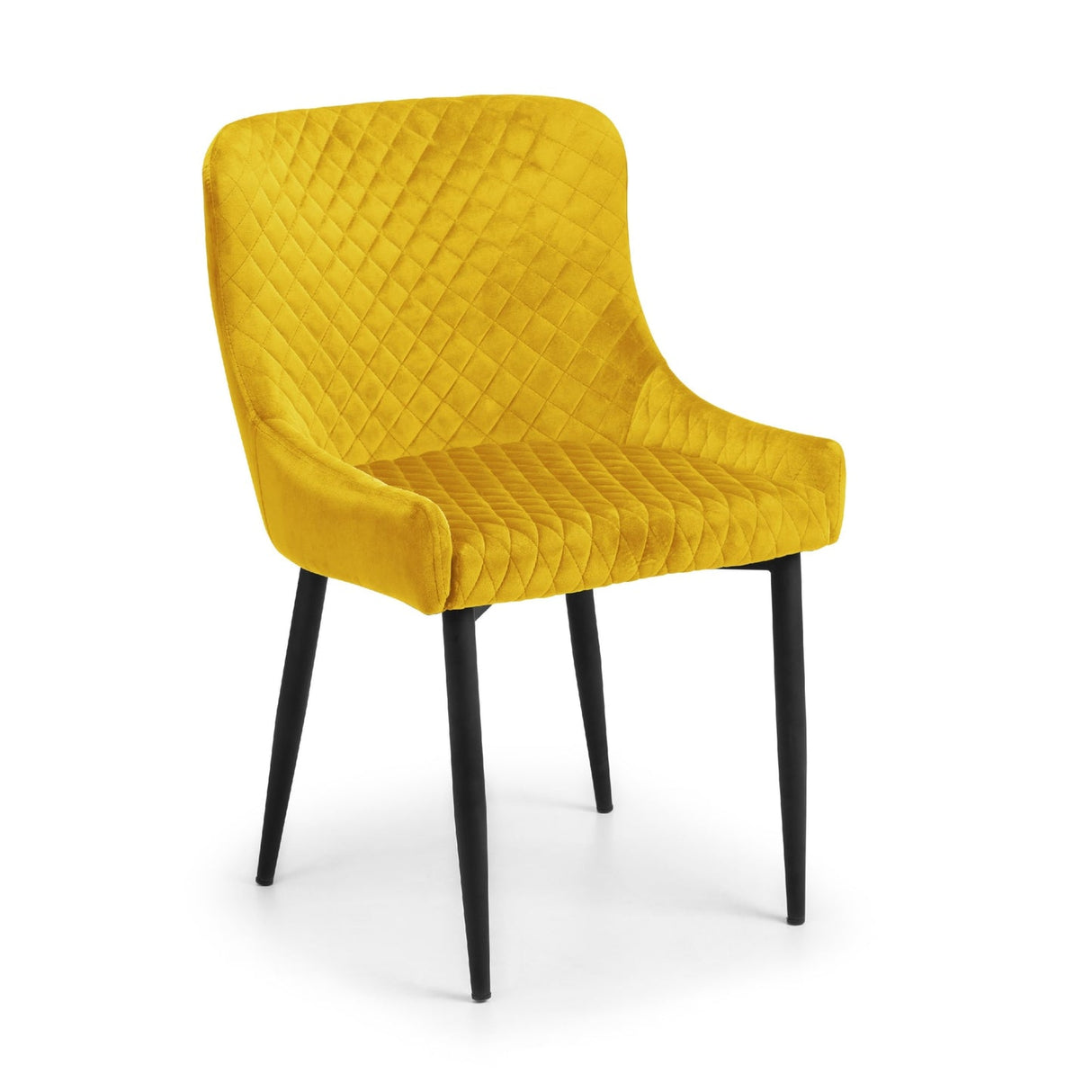 Velvet Dining Chairs in Set Of 2 - Luxe