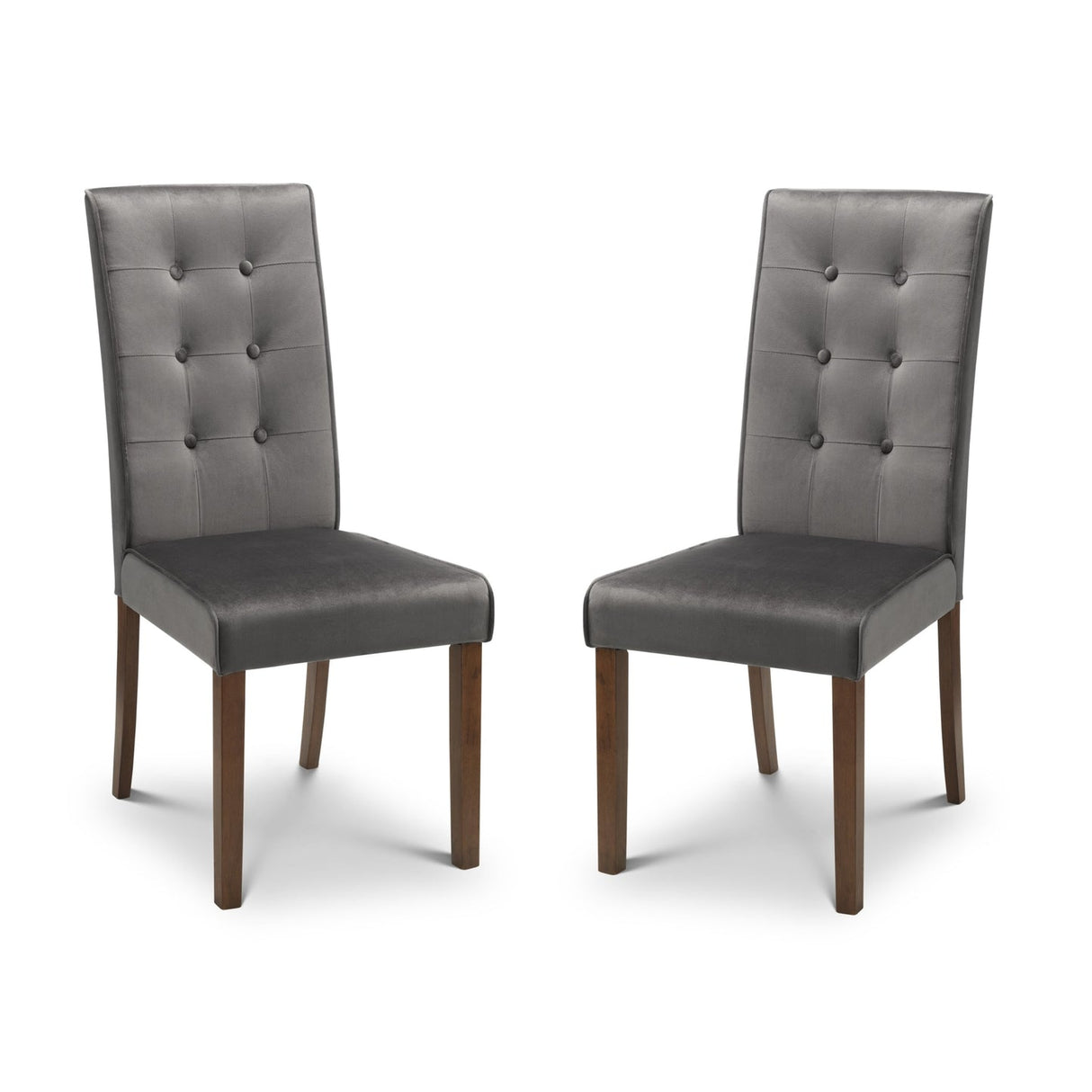 Velvet Dining Chairs in Set Of 2 - Madrid