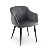 Velvet Dining Chairs in Set Of 2 Scalloped - Hobart