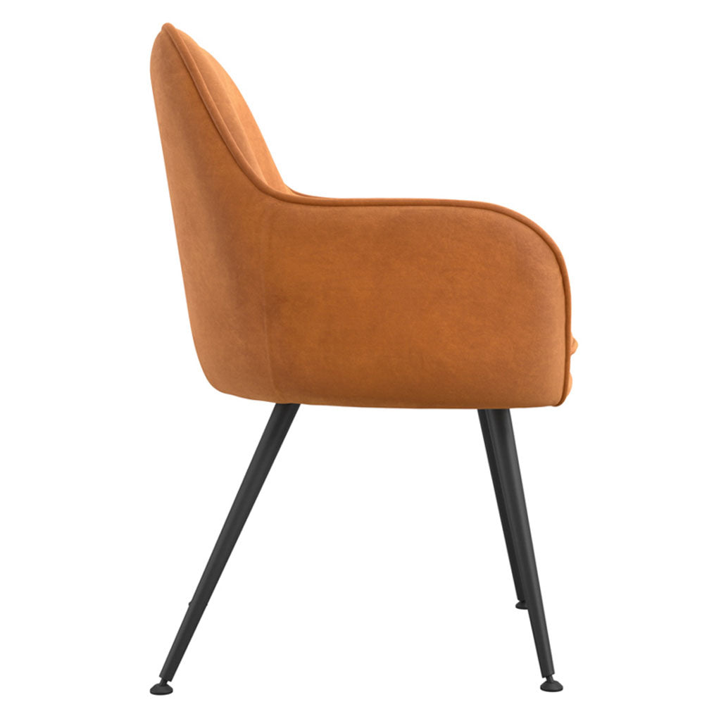 Velvet Dining Chairs in Set Of 2 - Tara