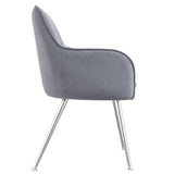 Velvet Dining Chairs in Set Of 2 - Tara