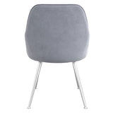 Velvet Dining Chairs in Set Of 2 - Tara