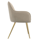 Velvet Dining Chairs in Set Of 2 - Tara