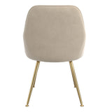 Velvet Dining Chairs in Set Of 2 - Tara