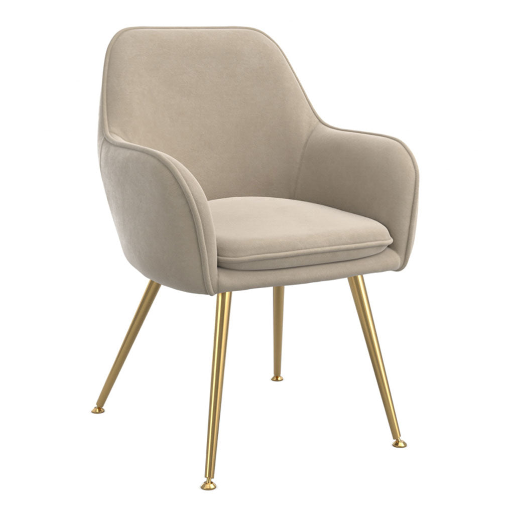 Velvet Dining Chairs in Set Of 2 - Tara