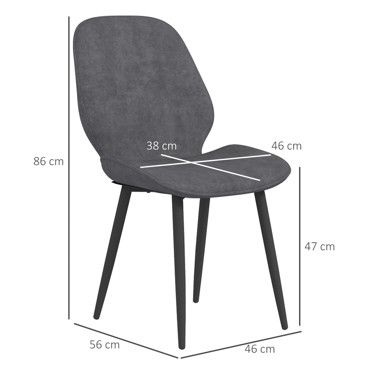 Velvet Dining Chairs in Set Of 2 With Metal Legs - Velmora