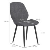Velvet Dining Chairs in Set Of 2 With Metal Legs - Velmora