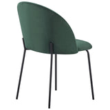 Velvet Dining Chairs in Set Of 4 - Boston