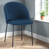 Velvet Dining Chairs in Set Of 4 - Boston