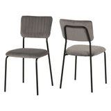 Velvet Dining Chairs in Set Of 4 - Sheldon
