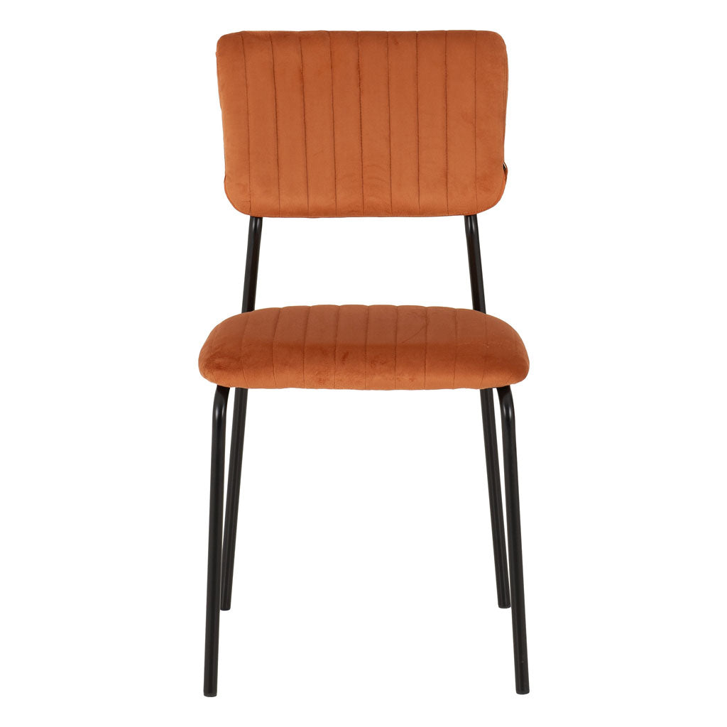 Velvet Dining Chairs in Set Of 4 - Sheldon