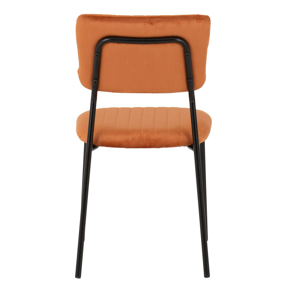 Velvet Dining Chairs in Set Of 4 - Sheldon