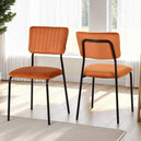 Velvet Dining Chairs in Set Of 4 - Sheldon