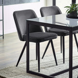 Velvet Dining Chairs in Set Of 2 - Burgess