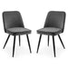 Velvet Dining Chairs in Set Of 2 - Burgess