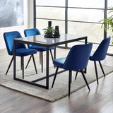 Velvet Dining Chairs in Set Of 2 - Burgess