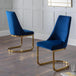 Velvet Dining Chairs in Set Of 2 Cantilever - Vittoria