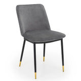 Velvet Dining Chairs in Set Of 2 - Delaunay