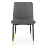 Velvet Dining Chairs in Set Of 2 - Delaunay