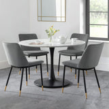 Velvet Dining Chairs in Set Of 2 - Delaunay