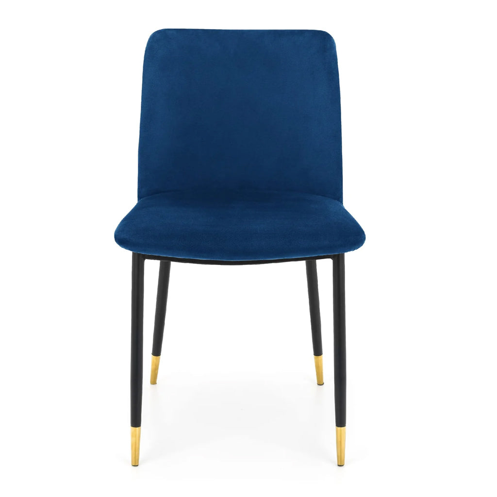 Velvet Dining Chairs in Set Of 2 - Delaunay