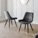 Velvet Dining Chairs in Set Of 2 - Hadid