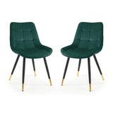 Velvet Dining Chairs in Set Of 2 - Hadid