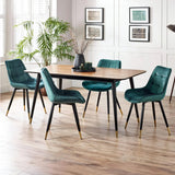 Velvet Dining Chairs in Set Of 2 - Hadid