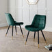 Velvet Dining Chairs in Set Of 2 - Hadid