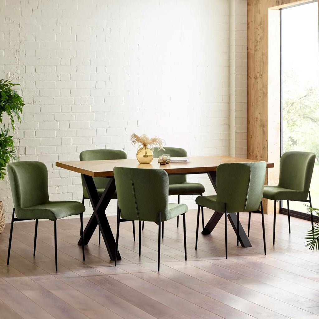 Velvet Dining Chairs in Set Of 2 - Leonie