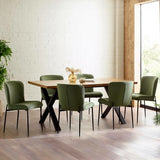 Velvet Dining Chairs in Set Of 2 - Leonie