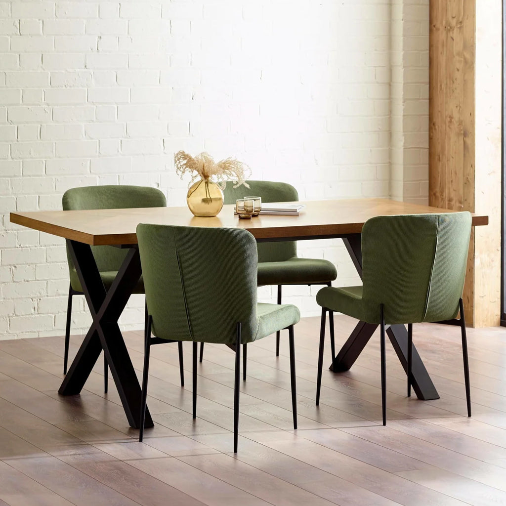 Velvet Dining Chairs in Set Of 2 - Leonie