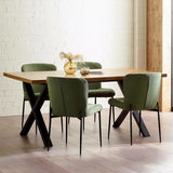 Velvet Dining Chairs in Set Of 2 - Leonie