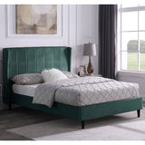 Velvet Double Bed - Amelia