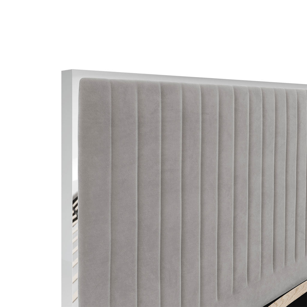 Velvet Double Bed - Berkeley