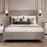 Velvet Double Bed - Berkeley