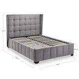 Velvet Double Bed - Gatsby