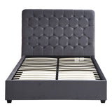 Velvet Double Bed - Madison