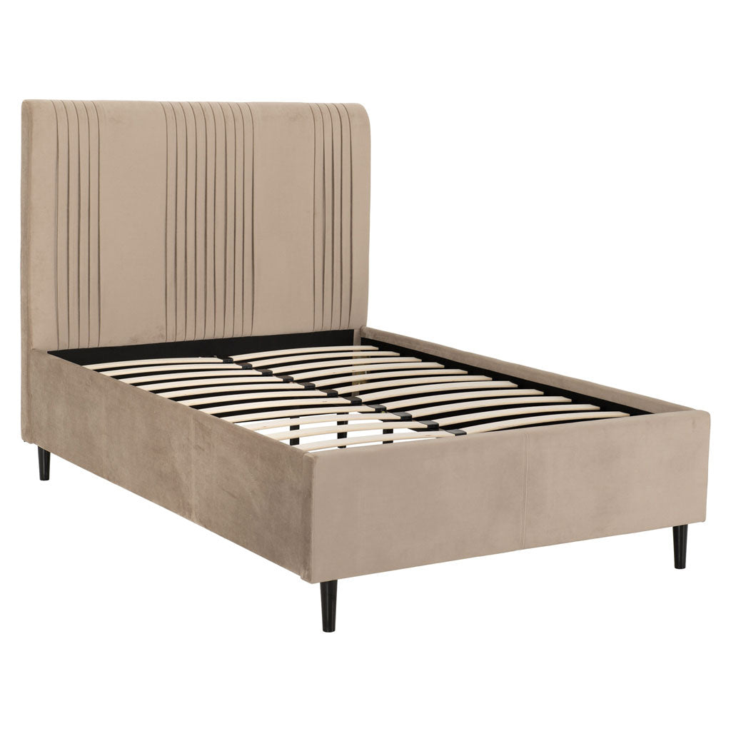 Velvet Double Bed - Maine