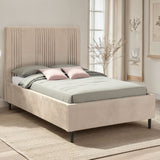 Velvet Double Bed - Maine