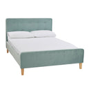 Velvet Double Bed - Pierre