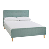 Velvet Double Bed - Pierre
