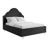 Velvet Double Bed - Quince