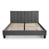 Velvet Double Bed - Rosa